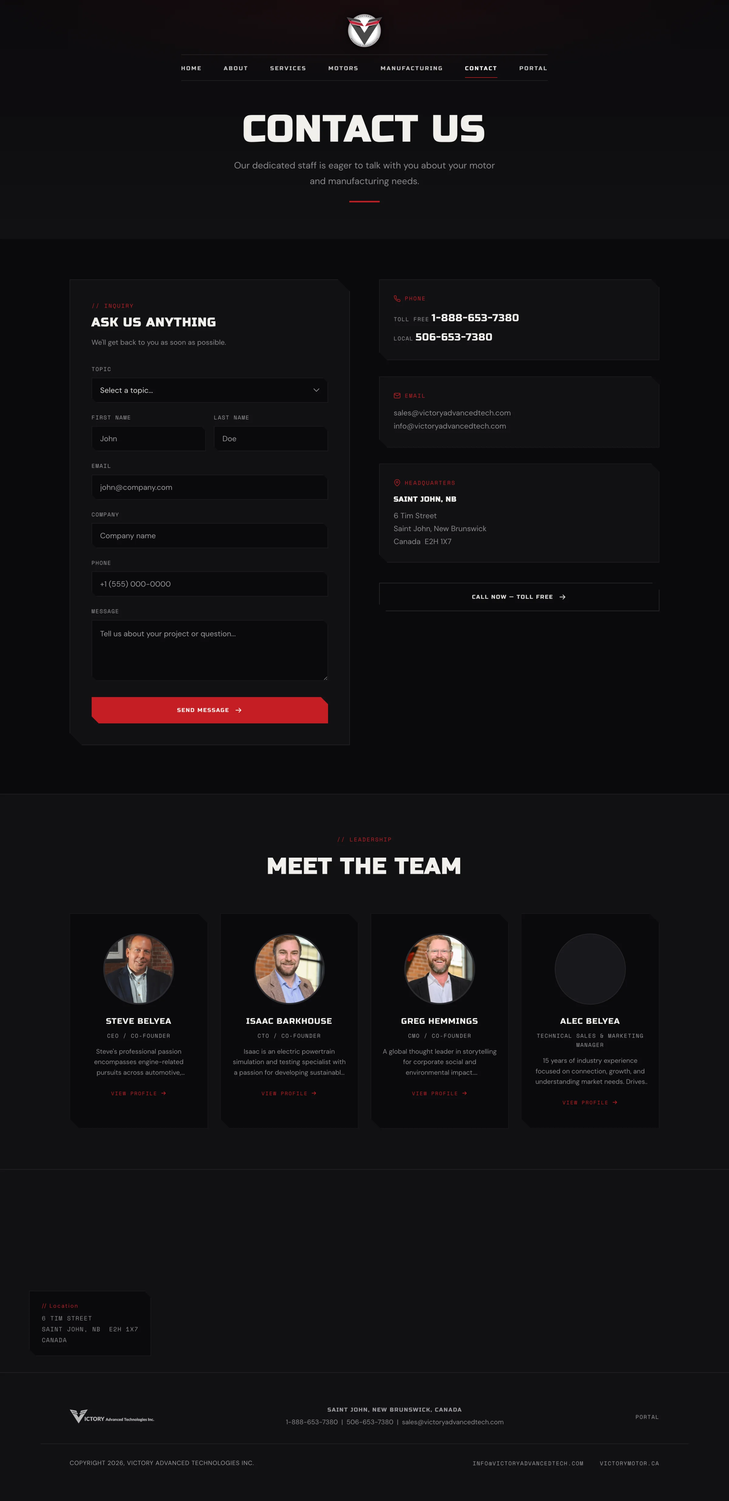 VAT — contact page